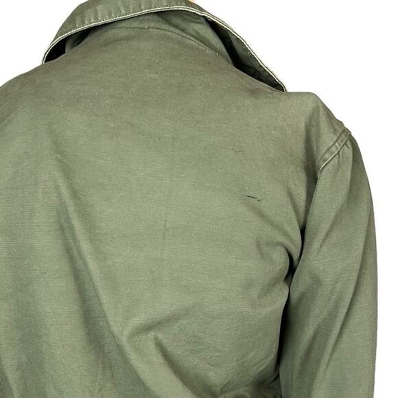 Ecote XS Green Cotton Canvas Utility Jacket Field Gorp Cargo Neutral Casual - Picture 8 of 14